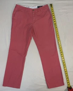 VINEYARD VINES ~ rosa/lachs schmale Passform Breaker Hose ~ 32 x 29 100 % Baumwolle $ 98,50 - Bild 1 von 7
