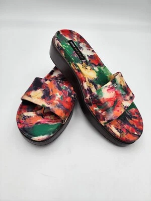 Sandalias de plataforma florales Dana Buchman Payder para mujer talla 6M Foto 1 de 4