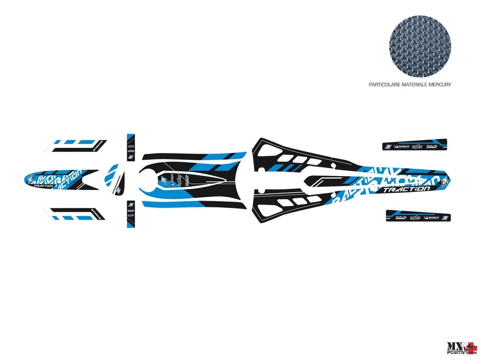 KIT ADESIVI TRACTION SHERCO ST 290 2007-2009 BLACKBIRD 2T06E