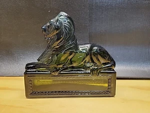 AVON Classic Lion Deep Woods After Shave Green Glass Bottle New Full  - Picture 1 of 4