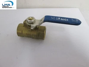 NCI T-FP600 BALL VALVE 1/2" BRASS 600 WOG 300PSI 600PSI **NEW - Picture 1 of 3