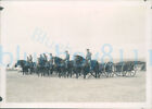 1930s London Rifle Brigade Soldiers Mounted on Waggons 3x2" Orig photo