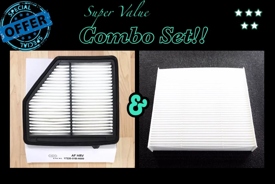 ENGINE&CABIN AIR FILTER for 2016-2017 Honda HRV HR-V 17220-51B-H00 FAST SHIP!! - Image 1 of 1