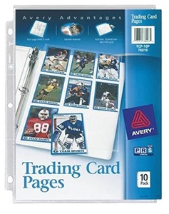 Avery Sammelkartenseiten Aufbewahrung, säurefrei für 90 Karten 10/Pack 76016 it/436 - Bild 1 von 1