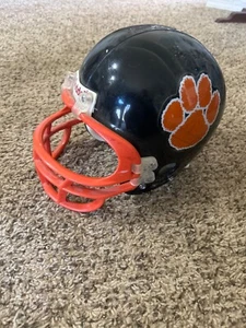Riddell Youth MEDIUM Football Helmet black orang Face Mask - Picture 1 of 4