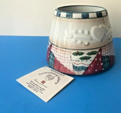 HOME INTERIORS Heartwarming Holiday Christmas Candle Topper Shade NEW with TAG - Изображение 1 из 4