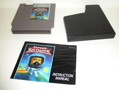 CAPTAIN SKYHAWK NES Nintendo Entertainment System Video Game Sleeve Manual 1989 - Image 1 of 4