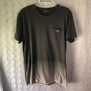 Camiseta Oakley Para Hombre Talla Grande Negra Manga Corta Mezcla Algodón - Imagen 1 de 8