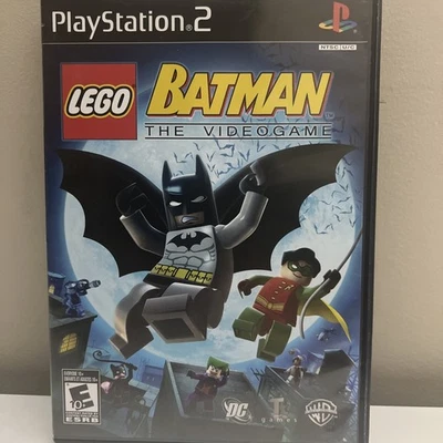 LEGO Batman: The Videogame Sony PlayStation 2, 2008 Box Manual Disc - Image 1 of 4