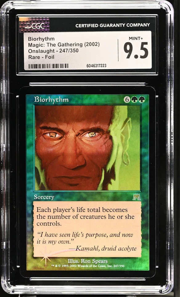 BIORHYTHM Onslaught Foil Rare CGC 9.5 MTG [Nostalgium] - Image 1 of 2