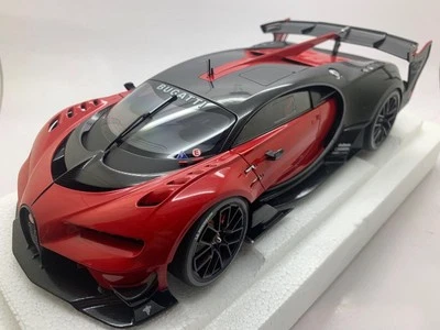 AUTOART BUGATTI VISION GRAN TURISMO ROJO/NEGRO DE CARBONO 70988 1/18 - Imagen 1 de 4