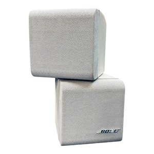 Bose Double Cube Speaker Lifestyle Acoustimass White Doubleshot Works - Picture 1 of 14