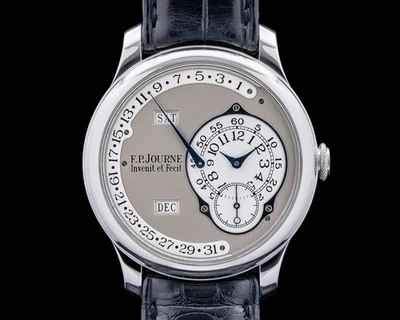F. P. Journe Octa Calendrier mostrador prata platina 40 mm - Imagem 1 de 4