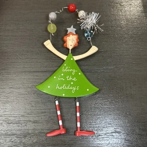 Sandra Magsamen Christmas Hanging Wall Door Decor Bling In The Holidays  - Picture 1 of 10