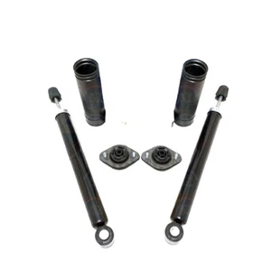 FOR BMW 330d E46 REAR SHOCKER SHOCK ABSORBERS TOP STRUT MOUNTS DUST COVERS KIT - Picture 1 of 2