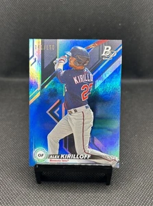 Bowman Platinum Top Prospects Blue Foil 2019/150 Alex Kirilloff Twins - Imagen 1 de 2
