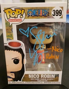 Funko Pop firmado Stephanie Young One Piece Nico Robin #399 (serie de firmas) - Imagen 1 de 7