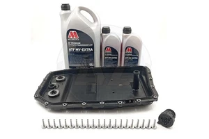 FOR BMW E90 330D AUTOMATIC TRANSMISSION GEARBOX SUMP PAN FILTER 7L MILLERS OIL - Picture 1 of 16