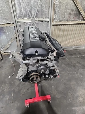 BMW 525i E46 E39 Z3 2002 2,5 L M54B25 motor conjunto fabricante de equipos originales 143 k millas #OC27 Foto 1 de 4