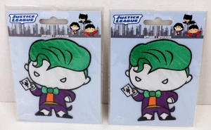 Parche con apliques de hierro emoji de Justice League Joker de 4" x 3" DC Comics - Lote de 2 - Imagen 1 de 3