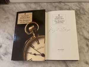 The Remains Of The Day Kazuo Ishiguro.Signed Copy 1st Edition Hardback 1989 - Picture 1 of 14