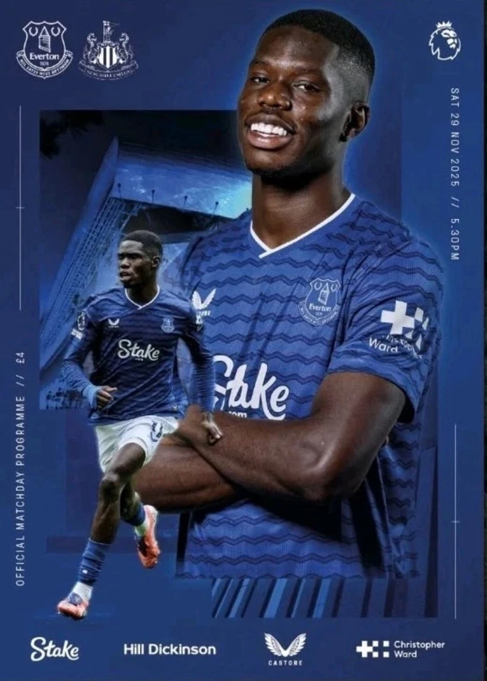 EVERTON V NEWCASTLE UNITED PROGRAMME 2025/26 - Image 1 of 1