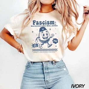 Retro Lustiges Anti Trump Antifaschismus T-Shirt Retro Ironie Antifaschist Shirt FDT S - Bild 1 von 2