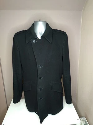 Paul Smith 100% Wool Black coat Men’s Medium – Excellent Condition - Image 1 of 4