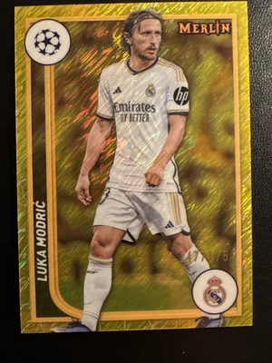 2024 Topps Merlin #106 Luka Modric Gold Shimmer/175 Foto 1 de 3