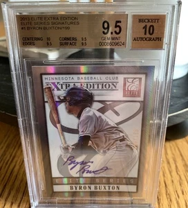 2013 ELITE EXTRA EDITION ELITE SERIES SIGNATUREG #1 BYRON BUXTON/199 - Picture 1 of 2