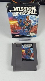 Mission: Impossible (Nintendo, NES, 1990) Game & Box. NO MANUAL