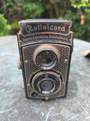 Rolleicord I Type 1 6x6 Art Deco Nickel Plated Highly Collectible - Image 1 of 4