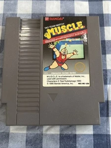 Nintendo NES MUSCLE Tag Team Wrestling testato e funzionante solo cartuccia autentica - Foto 1 di 5