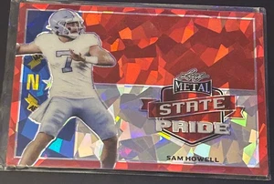 SAM HOWELL RC 2022 LEAF METAL STATE PRIDE RED ICE ROOKIE - Picture 1 of 1