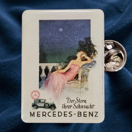 Sammler Pin - Mercedes Benz "Der Stern Ihrer Sehnsucht" - Gross - Vintage - Bild 1 von 1