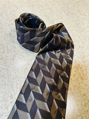 Corbata de cuello vintage Donna Karan Signature 100 % seda para hombre hecha en Estados Unidos Italia Foto 1 de 4