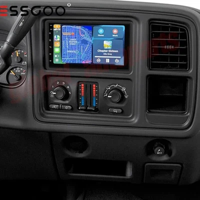 For 2003-2006 GMC Sierra Android 15 Apple CarPlay Android Auto Car Radio Stereo - Image 1 of 4