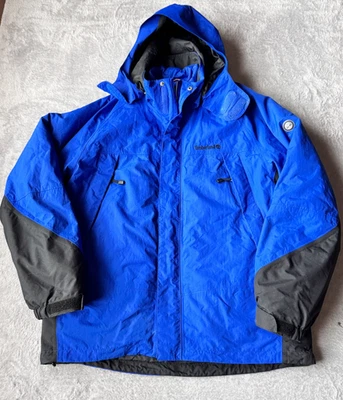 Timberland Outdoor Performance 3-in-1 Jacket Coat Zip Off Hood Men's Large~VTG - Image 1 of 4