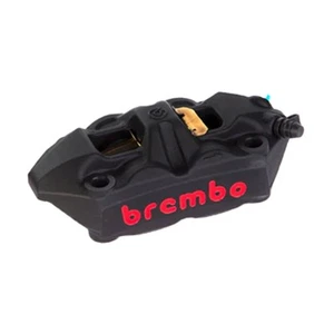 Pinza de freno delantera izquierda Brembo Racing M4 negra 108 mm distancia entre ejes - Imagen 1 de 5