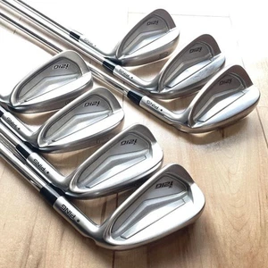 Ping i210 Iron Set Black Dot Flex S 7 Pieces NS PRO Zelos7 Right Handed F/S #45 - Picture 1 of 11