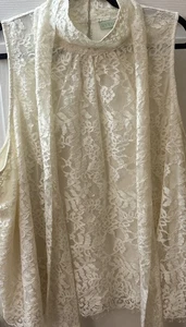 Weidelgras Bluse Spitze Creme 3x - Bild 1 von 10