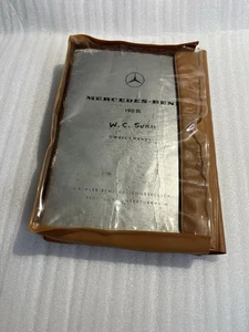 Vintage Original Mercedes Benz 190Sl Instruction Owner’s Manual 1968 With Pouch - Bild 1 von 7