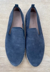 PETER MILLAR Collection Crown Crafted Coastal Slip On Men Blue SIZE 8M BRAZIL - Picture 1 of 6