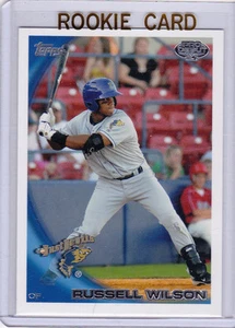 RUSSELL WILSON Topps PRO DEBUT RC Baseball Football RARE ROOKIE CARD Seahawks! - Picture 1 of 1