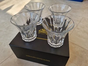 BNIB Kanars Set 4 Whisky Heavy Glasses Wine Ultra Clarity Crystal Christmas - Picture 1 of 4