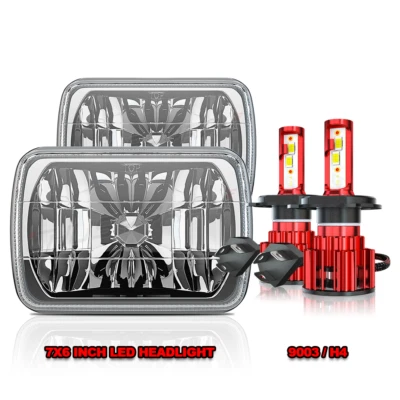 FIT International Harvester 9900 4700 4800 4900 8100 3800 7x6" 5X7 Led headlight - Image 1 of 4