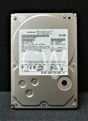 HDS721010KLA330 0A35155 Hitachi DESKSTAR 1TB 7.2K RPM 6Gb/s 3.5" SATA Hard Drive - Image 1 of 2