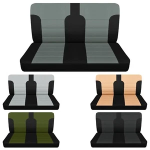 Fundas de asiento de banco delantero para camioneta Ford F100 1953 a 1978 dos tonos bonitos colores - Imagen 1 de 10