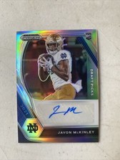2021 Panini Prizm Draft Picks - JAVON MCKINLEY Hyper Rookie Auto DPA JAV RC 