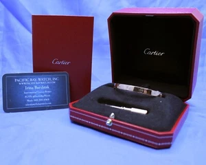 Cartier Love Armband 18k Weißgold Gr-19 UNGETRAGEN! - Bild 1 von 3